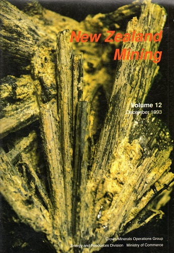New Zealand Mining  Journal Volume 12 December 1993