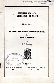 [USED] Gypsum and Anhydrite in Nova Scotia