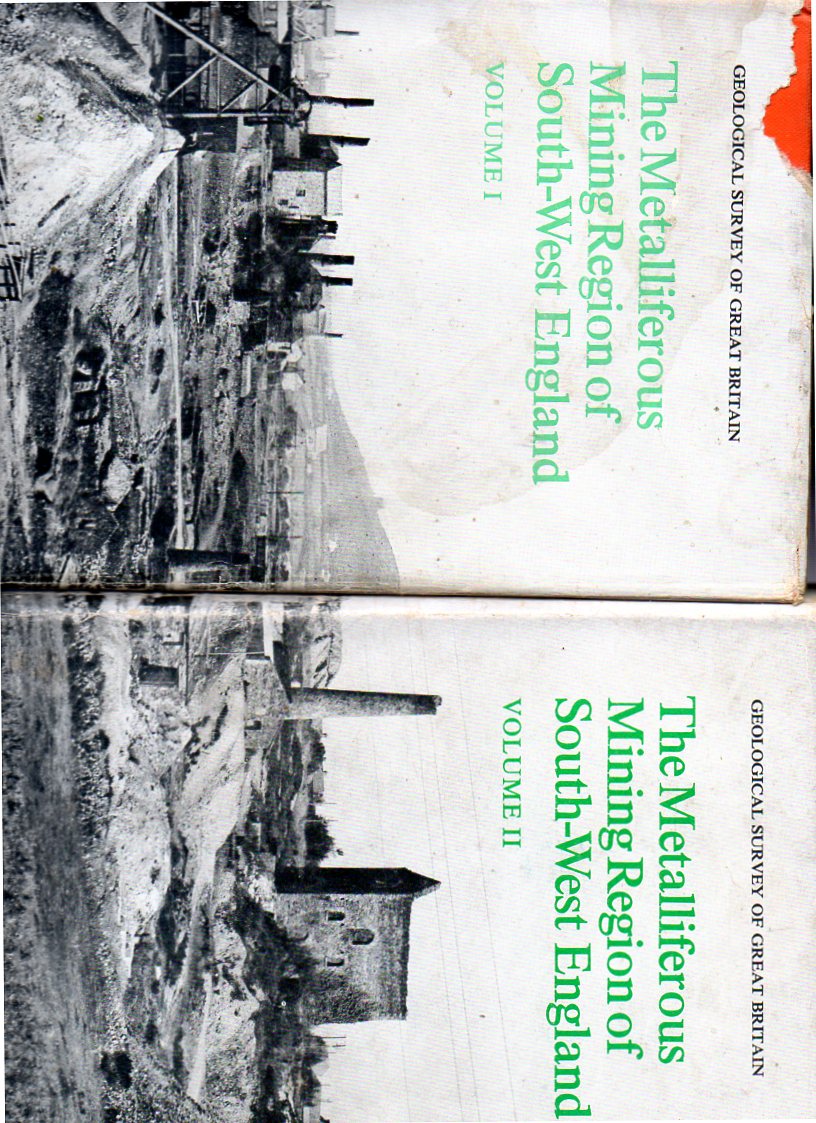[USED] The Metalliferous Mining Region of South West England Volumes I and II (Set)