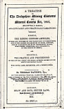 [USED] A Treatise On The Derbyshire Mining Customs And Mineral Courts Act 1852 (Rebound Copy)