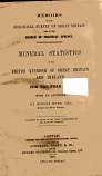 Geological Survey of Great Briitain - Mineral Statistics of the United Kingdom and Ireland for 1866