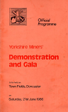 [USED] Yorkshire Miners' Demonstration and Gala - Official Programme